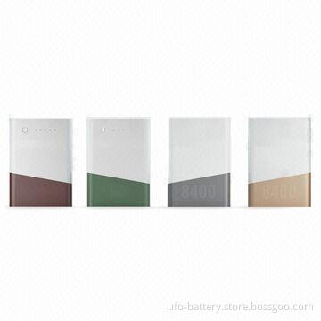 Power Banks with 8,400mAh Capacity and Samsung Cell, Dimensions 85 x 60 x 23mm